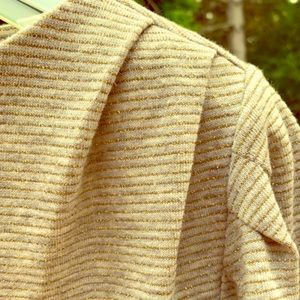 Ann Taylor metallic thread top